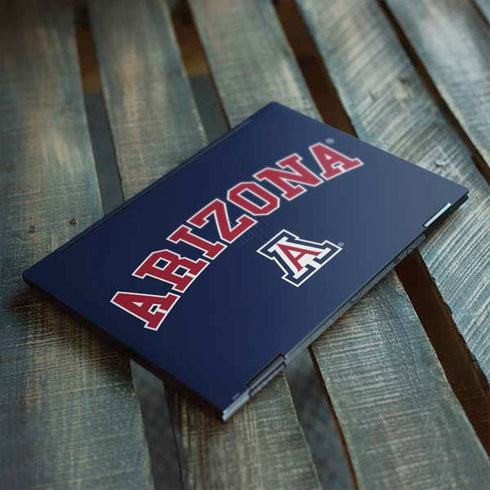University of Arizona Primary Logo Blue HP Envy Skin