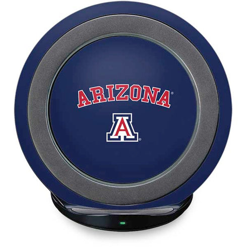 University of Arizona Primary Logo Blue Fast Charge Wireless Charging Stand Skin