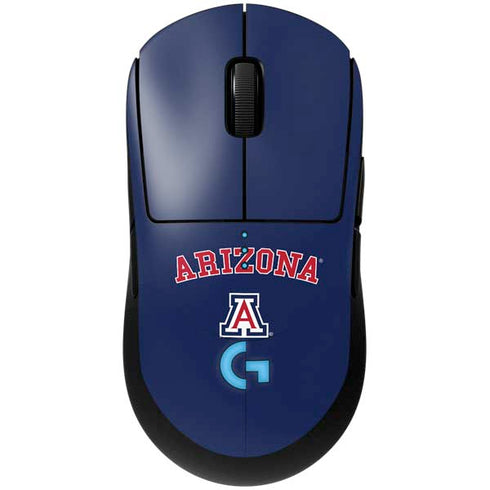 University of Arizona Primary Logo Blue G Pro Wireless Gaming Mouse Skin
