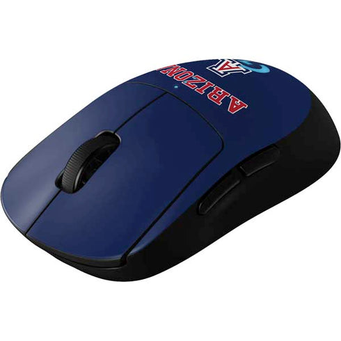 University of Arizona Primary Logo Blue G Pro Wireless Gaming Mouse Skin