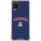 University of Arizona Primary Logo Blue Galaxy A12 Clear Case