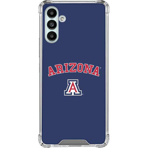 University of Arizona Primary Logo Blue Galaxy A13 5G Clear Case