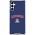 University of Arizona Primary Logo Blue Galaxy A14 5G Clear Case