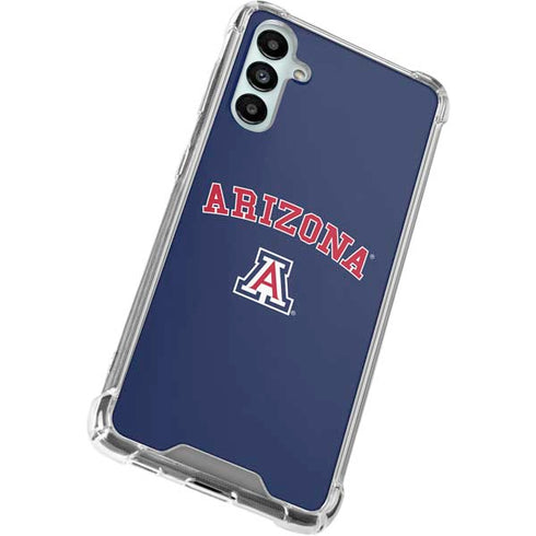 University of Arizona Primary Logo Blue Galaxy A14 5G Clear Case