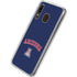 University of Arizona Primary Logo Blue Galaxy A20 Clear Case