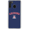 University of Arizona Primary Logo Blue Galaxy A21 Clear Case