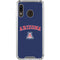 University of Arizona Primary Logo Blue Galaxy A30 Clear Case