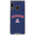 University of Arizona Primary Logo Blue Galaxy A30 Clear Case
