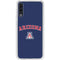 University of Arizona Primary Logo Blue Galaxy A50 Clear Case