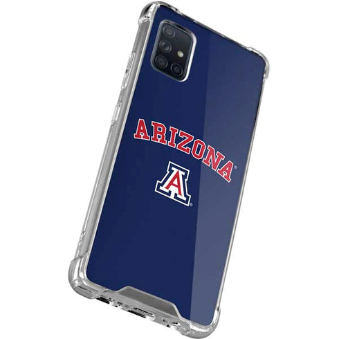 University of Arizona Primary Logo Blue Galaxy A51 5G Clear Case