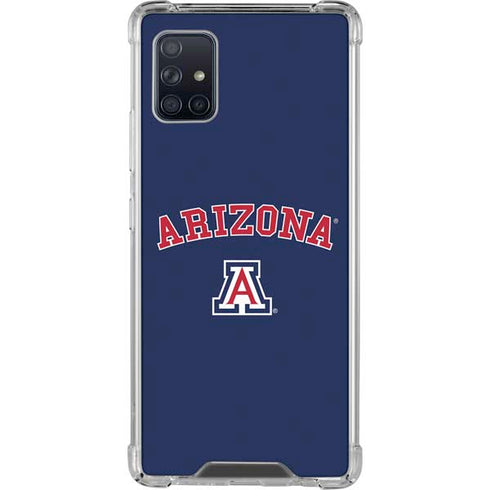 University of Arizona Primary Logo Blue Galaxy A51 5G Clear Case