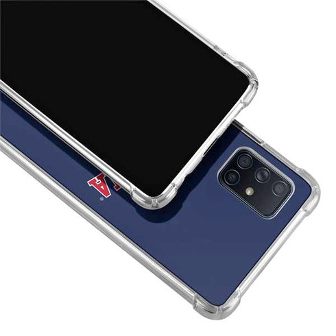 University of Arizona Primary Logo Blue Galaxy A71 5G Clear Case