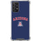 University of Arizona Primary Logo Blue Galaxy A72 5G Clear Case
