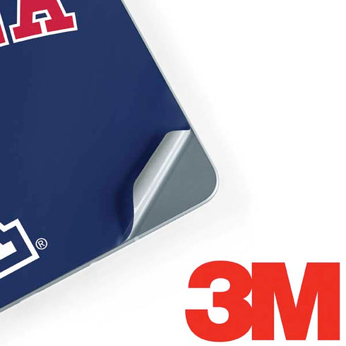 University of Arizona Primary Logo Blue Galaxy Book 12in Skin
