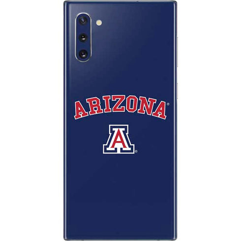 University of Arizona Primary Logo Blue Galaxy Note 10 Skin