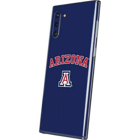 University of Arizona Primary Logo Blue Galaxy Note 10 Skin