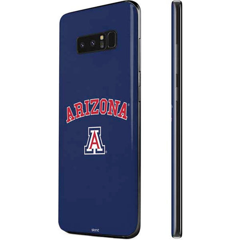 University of Arizona Primary Logo Blue Galaxy Note 8 Skin
