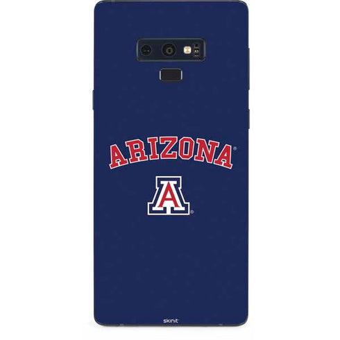 University of Arizona Primary Logo Blue Galaxy Note 9 Skin