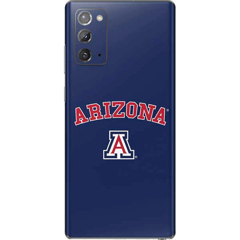University of Arizona Primary Logo Blue Galaxy Note20 5G Skin