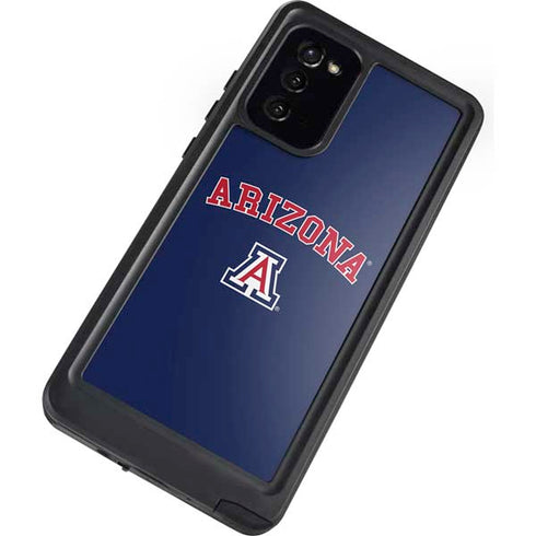 University of Arizona Primary Logo Blue Galaxy Note20 5G Waterproof Case