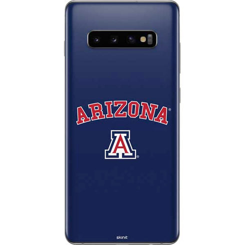 University of Arizona Primary Logo Blue Galaxy S10 Plus Skin
