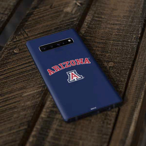 University of Arizona Primary Logo Blue Galaxy S10 Plus Skin