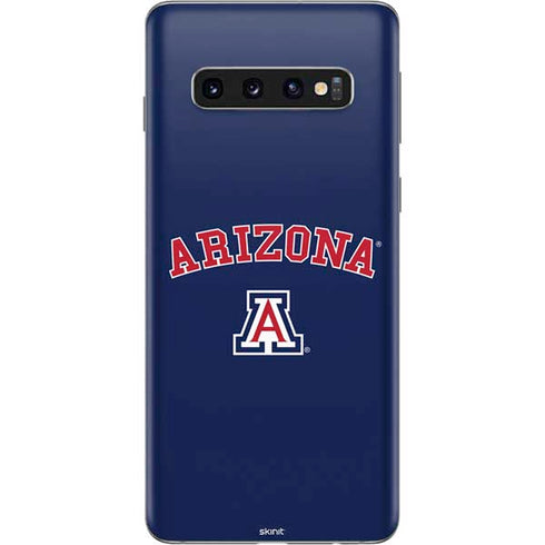 University of Arizona Primary Logo Blue Galaxy S10 Skin