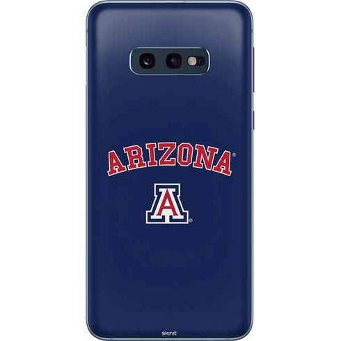 University of Arizona Primary Logo Blue Galaxy S10e Skin