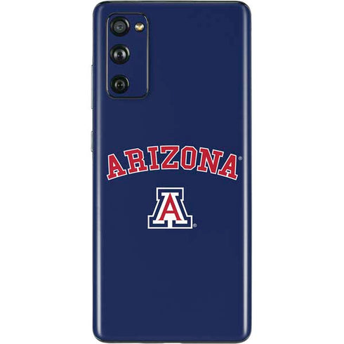 University of Arizona Primary Logo Blue Galaxy S20 Fan Edition Skin
