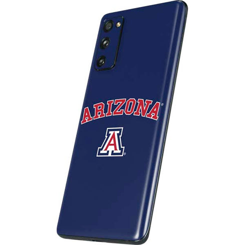 University of Arizona Primary Logo Blue Galaxy S20 Fan Edition Skin