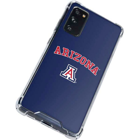 University of Arizona Primary Logo Blue Galaxy S20 FE Clear Case