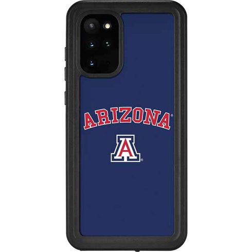 University of Arizona Primary Logo Blue Galaxy S20 Plus Waterproof Case