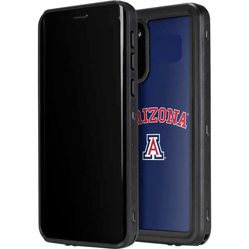 University of Arizona Primary Logo Blue Galaxy S20 Waterproof Case