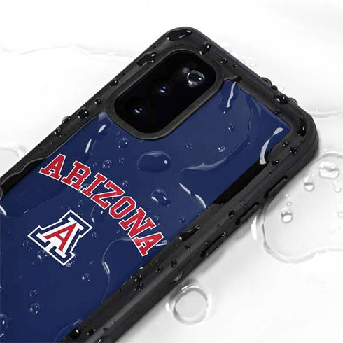 University of Arizona Primary Logo Blue Galaxy S20 Waterproof Case