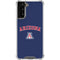 University of Arizona Primary Logo Blue Galaxy S21 FE Clear Case