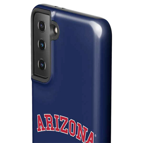 University of Arizona Primary Logo Blue Galaxy S21 FE Pro Case