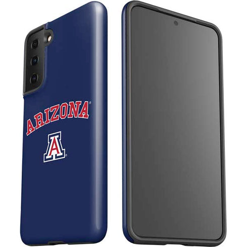 University of Arizona Primary Logo Blue Galaxy S21 FE Pro Case