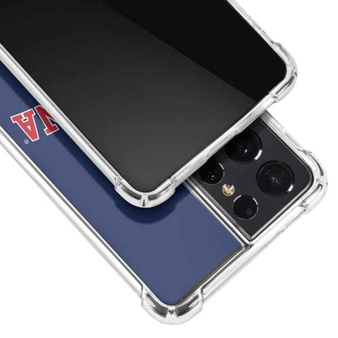University of Arizona Primary Logo Blue Galaxy S21 Ultra 5G Clear Case