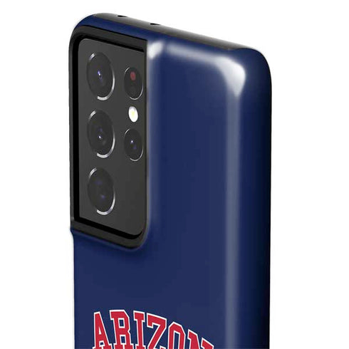 University of Arizona Primary Logo Blue Galaxy S21 Ultra 5G Pro Case