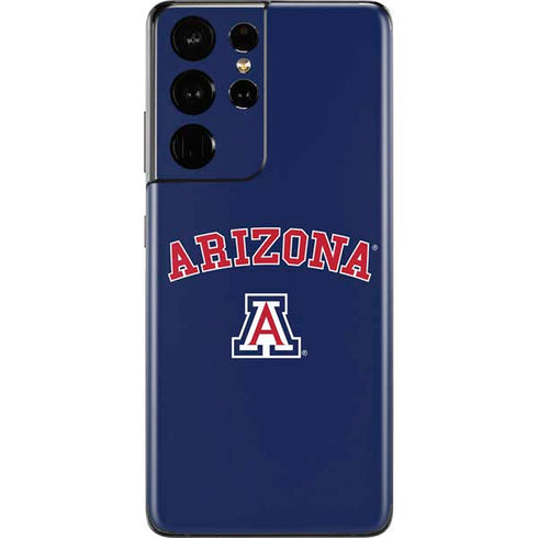 University of Arizona Primary Logo Blue Galaxy S21 Ultra 5G Skin
