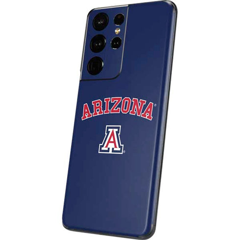University of Arizona Primary Logo Blue Galaxy S21 Ultra 5G Skin