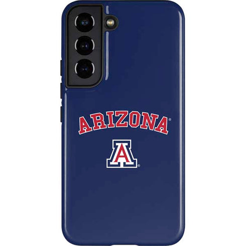 University of Arizona Primary Logo Blue Galaxy S22 Pro Case