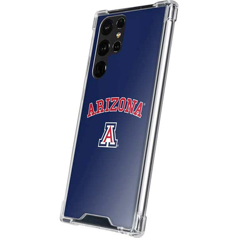 University of Arizona Primary Logo Blue Galaxy S22 Ultra Clear Case