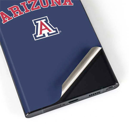 University of Arizona Primary Logo Blue Galaxy S22 Ultra Skin