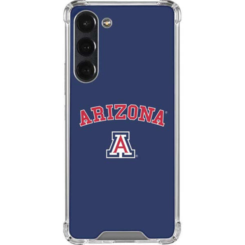 University of Arizona Primary Logo Blue Galaxy S23 Plus Clear Case