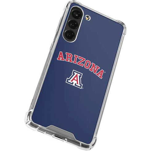 University of Arizona Primary Logo Blue Galaxy S23 Plus Clear Case
