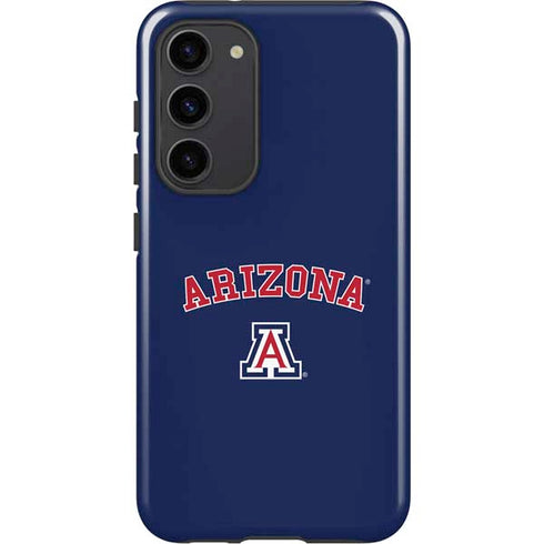 University of Arizona Primary Logo Blue Galaxy S23 Plus Pro Case