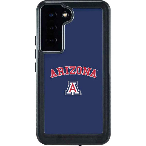 University of Arizona Primary Logo Blue Galaxy S23 Plus Waterproof Case