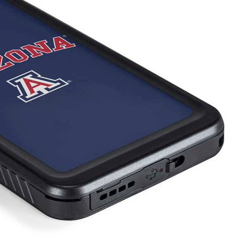 University of Arizona Primary Logo Blue Galaxy S23 Plus Waterproof Case