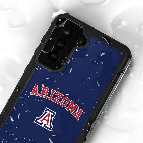 University of Arizona Primary Logo Blue Galaxy S23 Plus Waterproof Case